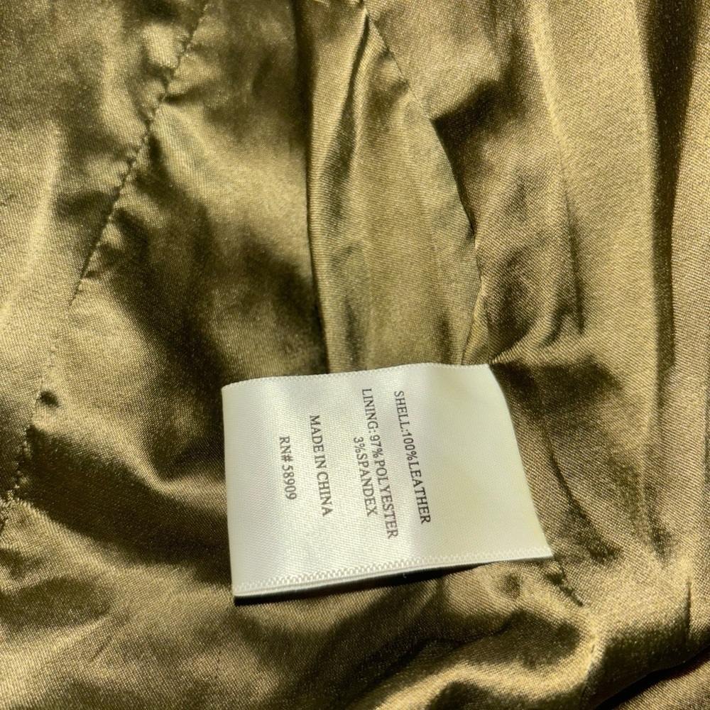 Chelsea & Violet sage green suede leather jacket - Picture 5 of 6